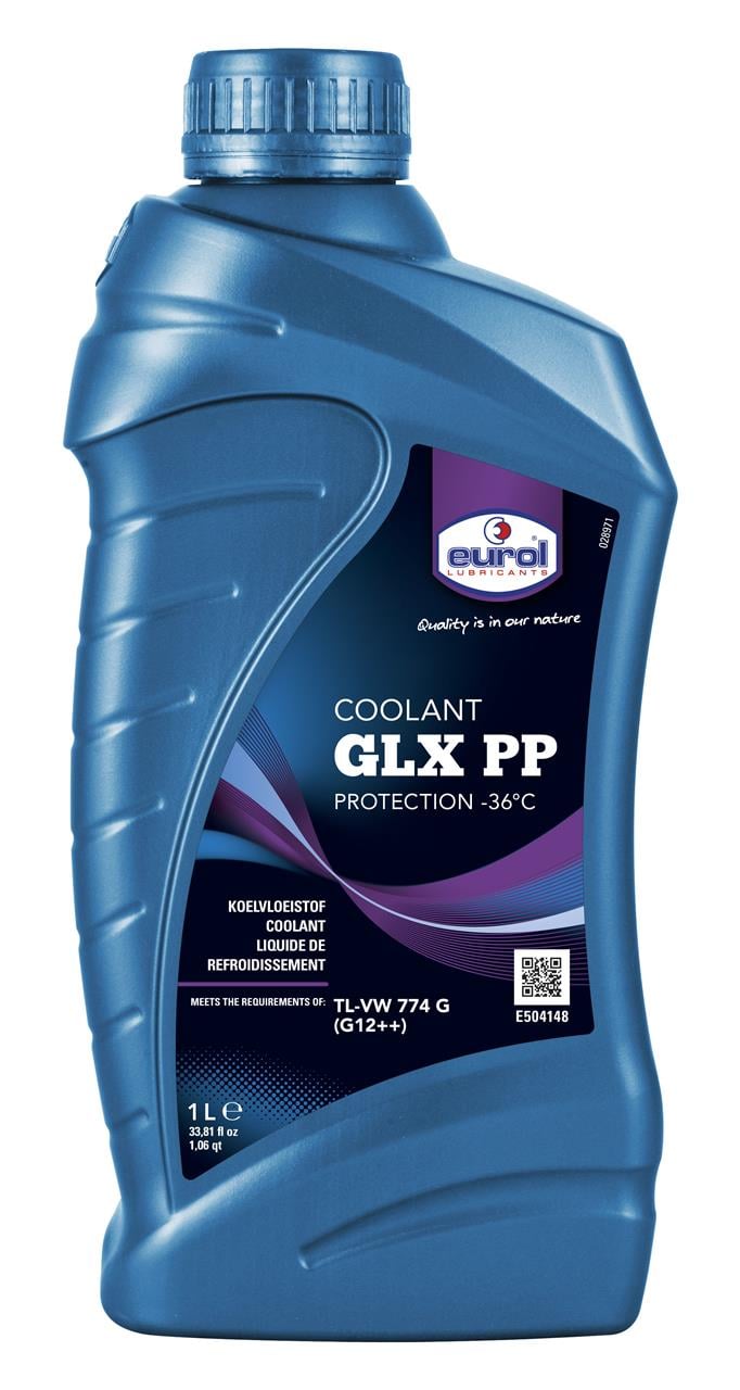 Eurol E504148 - 1L Antifreeze G12++ COOLANT GLX PP, -36°C, 1L E5041481L: Buy near me in Poland at 2407.PL - Good price!