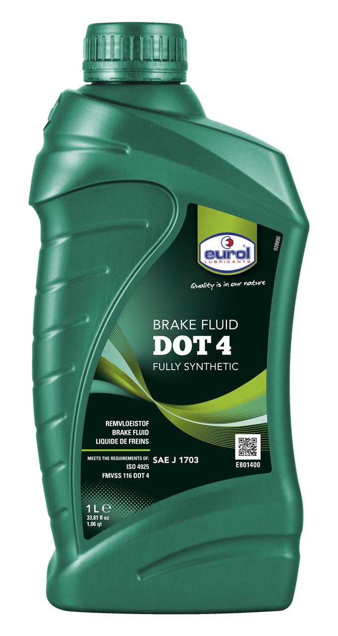 Eurol E801400 - 1L Brake fluid E8014001L: Buy near me at 2407.PL in Poland at an Affordable price!