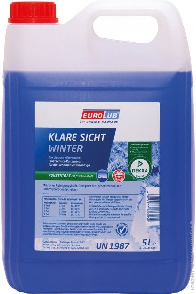 Eurolub 803005 Winter windshield washer fluid, concentrate, -70°C, 5l 803005: Buy near me in Poland at 2407.PL - Good price!