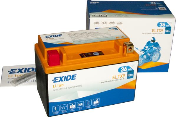 Exide ELTX9 Starterbatterie Exide Li-ion 12V 3Ah 180A(EN) L+ ELTX9: Kaufen Sie zu einem guten Preis in Polen bei 2407.PL!