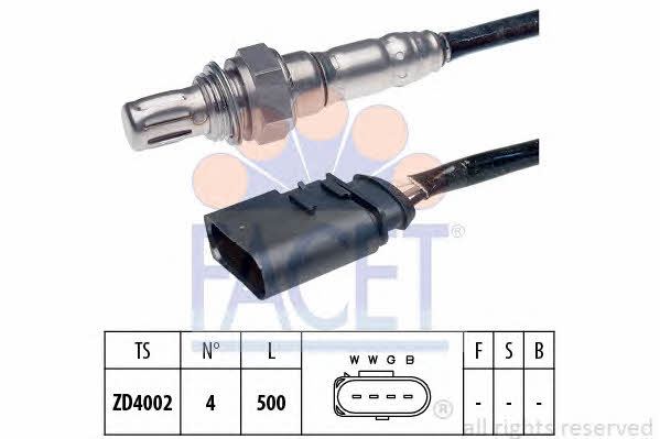 Facet 10.7098 Sonda lambda 107098: Atrakcyjna cena w Polsce na 2407.PL - Zamów teraz!