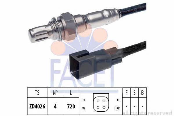 Facet 10.7445 Lambda sensor 107445: Buy near me in Poland at 2407.PL - Good price!