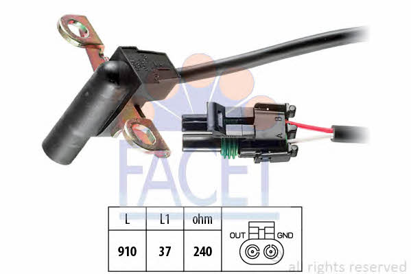 Facet 9.0131 Camshaft position sensor 90131: Buy near me at 2407.PL in Poland at an Affordable price!