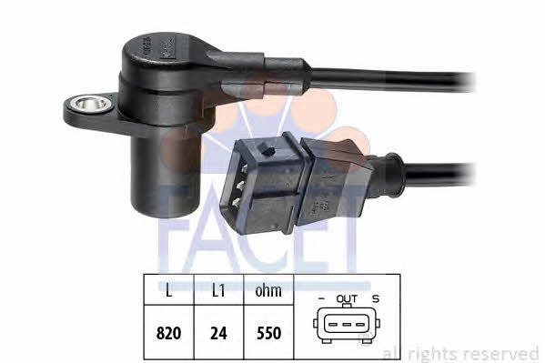 Facet 9.0151 Camshaft position sensor 90151: Buy near me in Poland at 2407.PL - Good price!