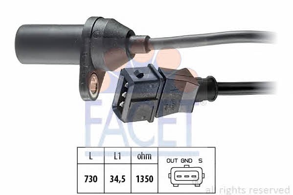 Facet 9.0157 Camshaft position sensor 90157: Buy near me in Poland at 2407.PL - Good price!