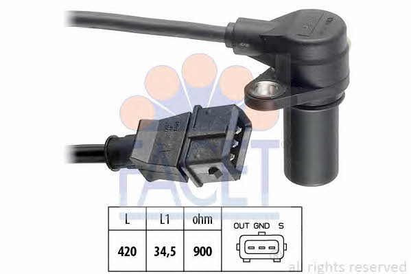 Facet 9.0173 Camshaft position sensor 90173: Buy near me in Poland at 2407.PL - Good price!