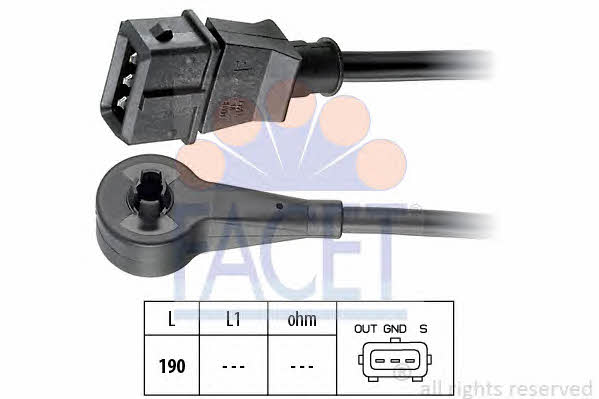 Facet 9.0184 Camshaft position sensor 90184: Buy near me at 2407.PL in Poland at an Affordable price!