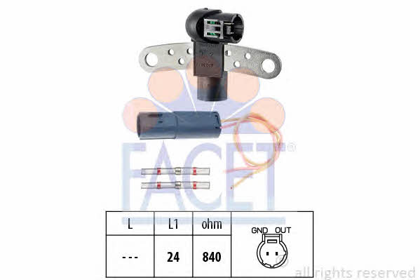 Facet 9.0199K Camshaft position sensor 90199K: Buy near me at 2407.PL in Poland at an Affordable price!