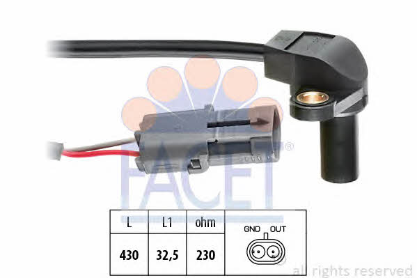Facet 9.0202 Camshaft position sensor 90202: Buy near me in Poland at 2407.PL - Good price!