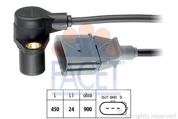 Facet 9.0205 Camshaft position sensor 90205: Buy near me in Poland at 2407.PL - Good price!