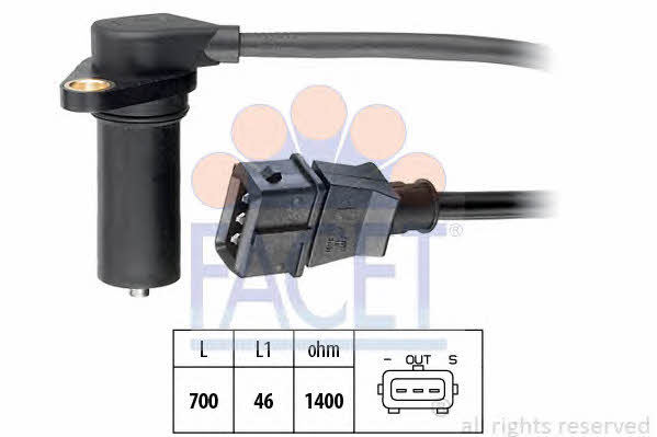 Facet 9.0224 Camshaft position sensor 90224: Buy near me in Poland at 2407.PL - Good price!