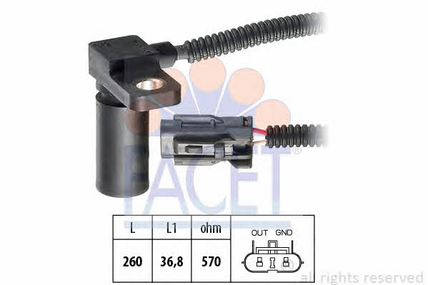 Facet 9.0232 Camshaft position sensor 90232: Buy near me at 2407.PL in Poland at an Affordable price!