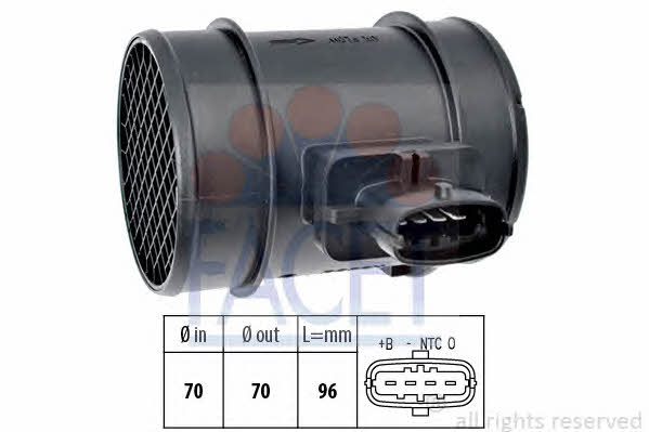 Facet 10.1413 Air mass sensor 101413: Buy near me at 2407.PL in Poland at an Affordable price!