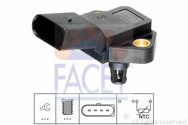 Facet 10.4040 Sender Unit, intake air temperature 104040: Buy near me at 2407.PL in Poland at an Affordable price!