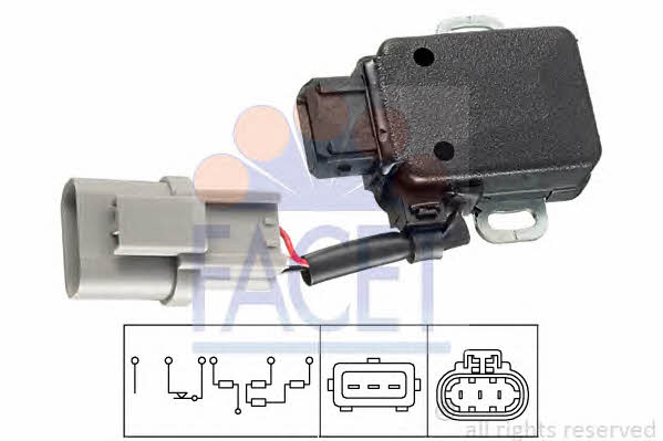 Facet 10.5007 Throttle position sensor 105007: Buy near me in Poland at 2407.PL - Good price!