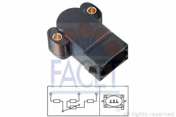 Facet 10.5064 Throttle position sensor 105064: Buy near me in Poland at 2407.PL - Good price!