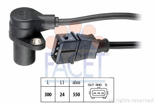 Facet 9.0272 Camshaft position sensor 90272: Buy near me in Poland at 2407.PL - Good price!