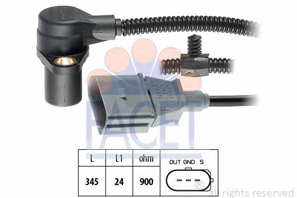 Facet 9.0287 Camshaft position sensor 90287: Buy near me at 2407.PL in Poland at an Affordable price!