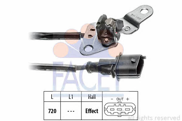 Facet 9.0355 Camshaft position sensor 90355: Buy near me at 2407.PL in Poland at an Affordable price!