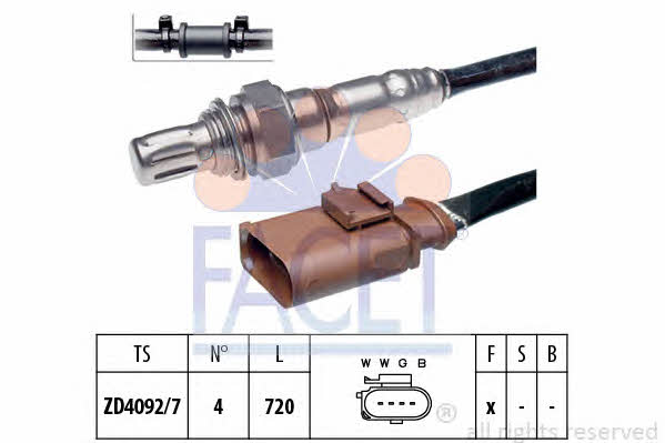 Facet 10.8177 Датчик кисневий / Лямбда-зонд 108177: Приваблива ціна - Купити у Польщі на 2407.PL!