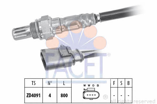 Facet 10.8199 Lambda sensor 108199: Buy near me in Poland at 2407.PL - Good price!