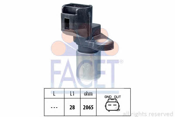 Facet 9.0490 Camshaft position sensor 90490: Buy near me in Poland at 2407.PL - Good price!