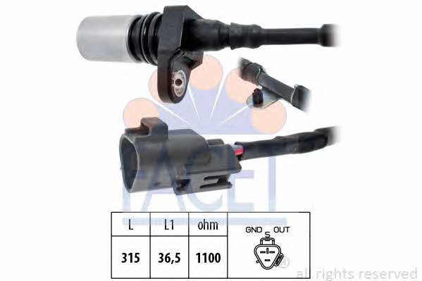 Facet 9.0502 Camshaft position sensor 90502: Buy near me in Poland at 2407.PL - Good price!
