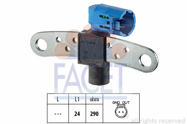 Facet 9.0543 Camshaft position sensor 90543: Buy near me in Poland at 2407.PL - Good price!