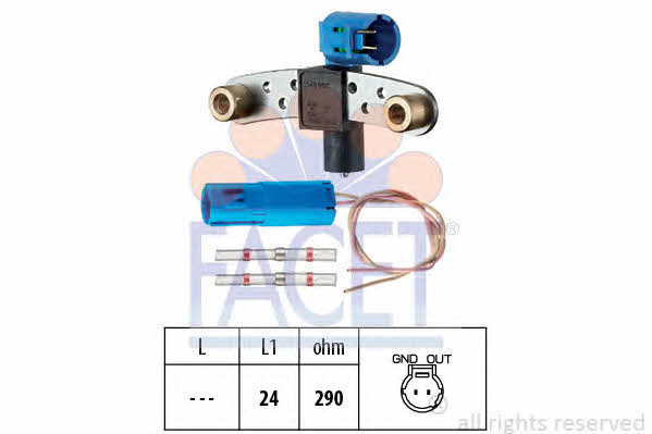 Facet 9.0545K Crankshaft position sensor 90545K: Buy near me in Poland at 2407.PL - Good price!