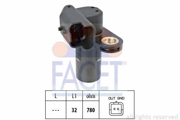 Facet 9.0553 Camshaft position sensor 90553: Buy near me in Poland at 2407.PL - Good price!