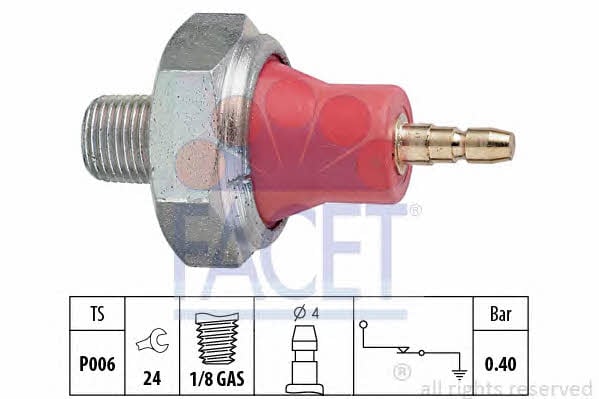 Facet 7.0015 Oil pressure sensor 70015: Buy near me at 2407.PL in Poland at an Affordable price!