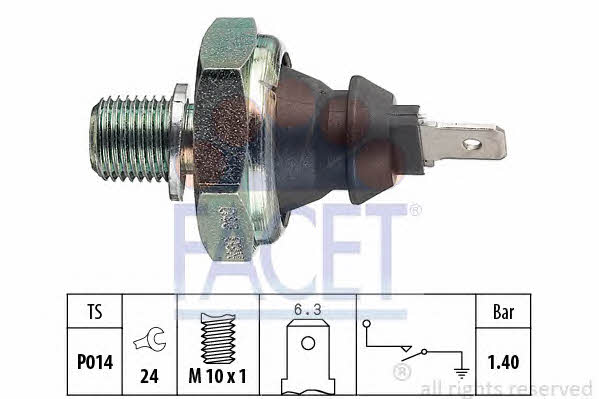 Facet 7.0046 Oil pressure sensor 70046: Buy near me at 2407.PL in Poland at an Affordable price!