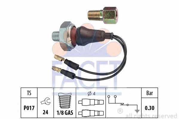 Facet 7.0065 Oil pressure sensor 70065: Buy near me in Poland at 2407.PL - Good price!