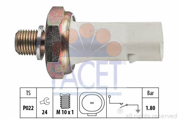 Facet 7.0136 Oil pressure sensor 70136: Buy near me in Poland at 2407.PL - Good price!