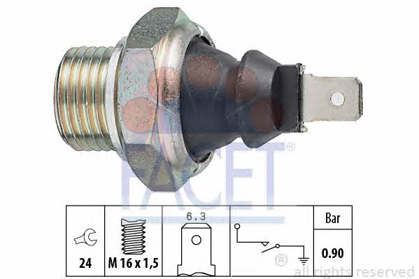 Facet 7.0140 Oil pressure sensor 70140: Buy near me at 2407.PL in Poland at an Affordable price!