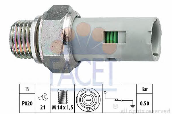 Facet 7.0151 Oil pressure sensor 70151: Buy near me in Poland at 2407.PL - Good price!