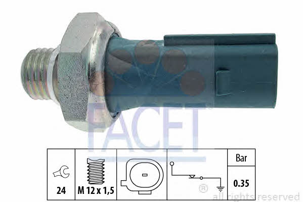 Facet 7.0177 Oil pressure sensor 70177: Buy near me in Poland at 2407.PL - Good price!