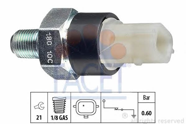 Facet 7.0180 Oil pressure sensor 70180: Buy near me in Poland at 2407.PL - Good price!