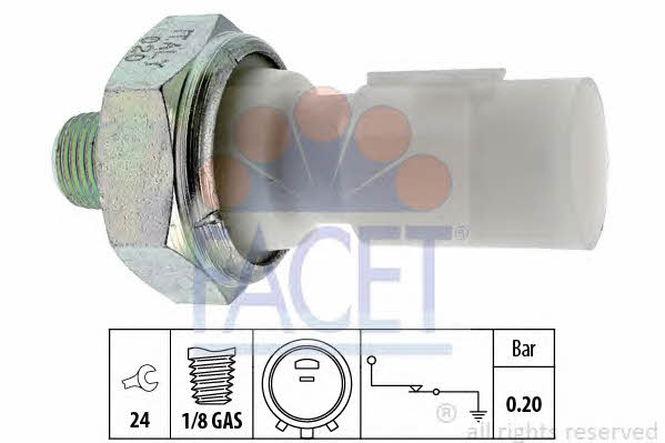 Facet 7.0182 Oil pressure sensor 70182: Buy near me in Poland at 2407.PL - Good price!