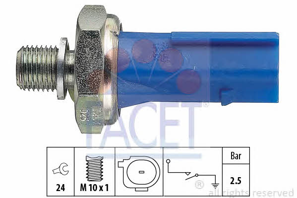 Facet 7.0192 Oil pressure sensor 70192: Buy near me in Poland at 2407.PL - Good price!