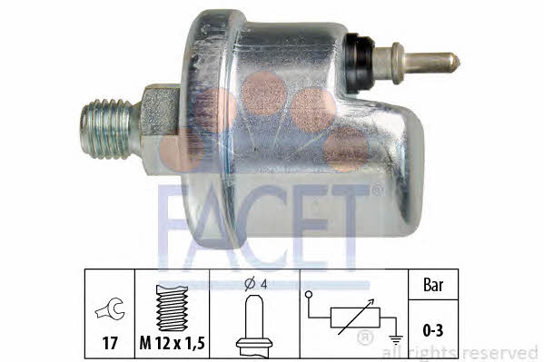 Facet 7.0630 Oil pressure sensor 70630: Buy near me at 2407.PL in Poland at an Affordable price!
