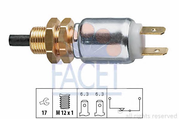 Facet 7.1014 Brake light switch 71014: Buy near me in Poland at 2407.PL - Good price!