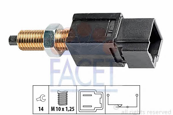 Facet 7.1052 Brake light switch 71052: Buy near me in Poland at 2407.PL - Good price!