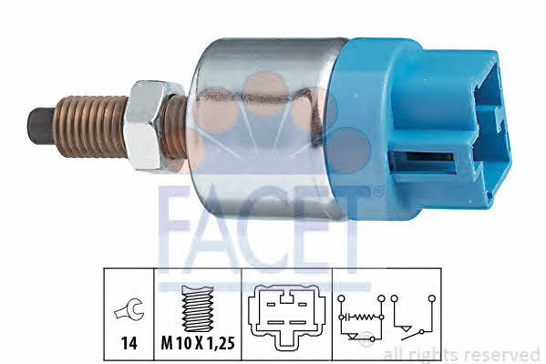 Facet 7.1090 Brake light switch 71090: Buy near me at 2407.PL in Poland at an Affordable price!