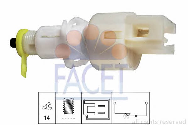 Facet 7.1108 Brake light switch 71108: Buy near me in Poland at 2407.PL - Good price!