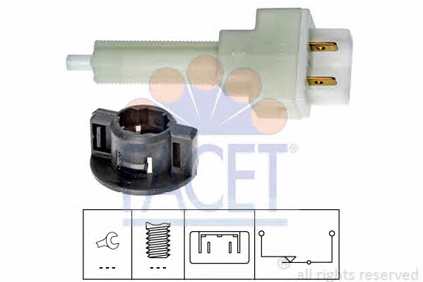 Facet 7.1129 Brake light switch 71129: Buy near me in Poland at 2407.PL - Good price!