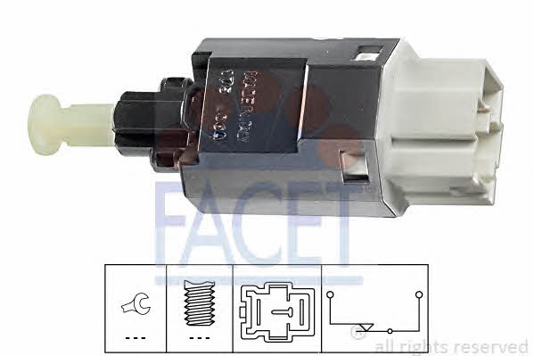 Facet 7.1175 Brake light switch 71175: Buy near me at 2407.PL in Poland at an Affordable price!