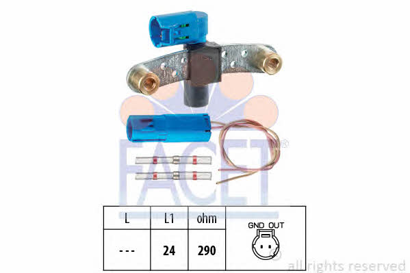 Facet 9.0597K Crankshaft position sensor 90597K: Buy near me in Poland at 2407.PL - Good price!