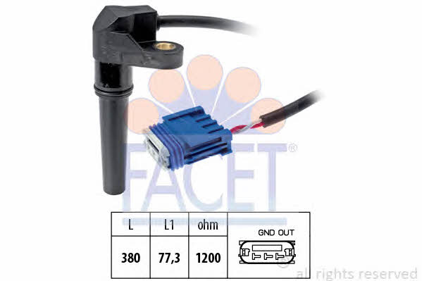 Facet 9.0618 Camshaft position sensor 90618: Buy near me in Poland at 2407.PL - Good price!