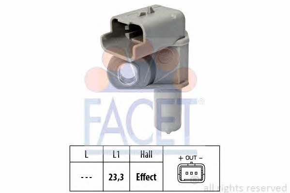 Facet 9.0632 Camshaft position sensor 90632: Buy near me in Poland at 2407.PL - Good price!